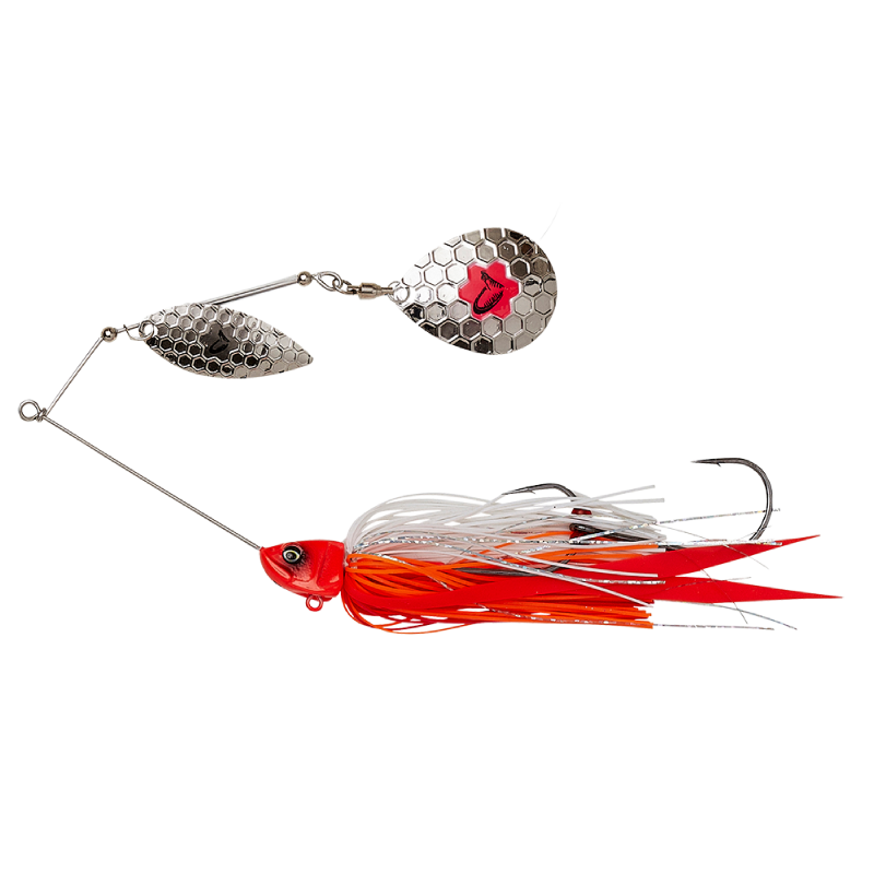 Savage Gear Da'Bush Spinnerbait Sinking 19cm 32g Red Head Silver