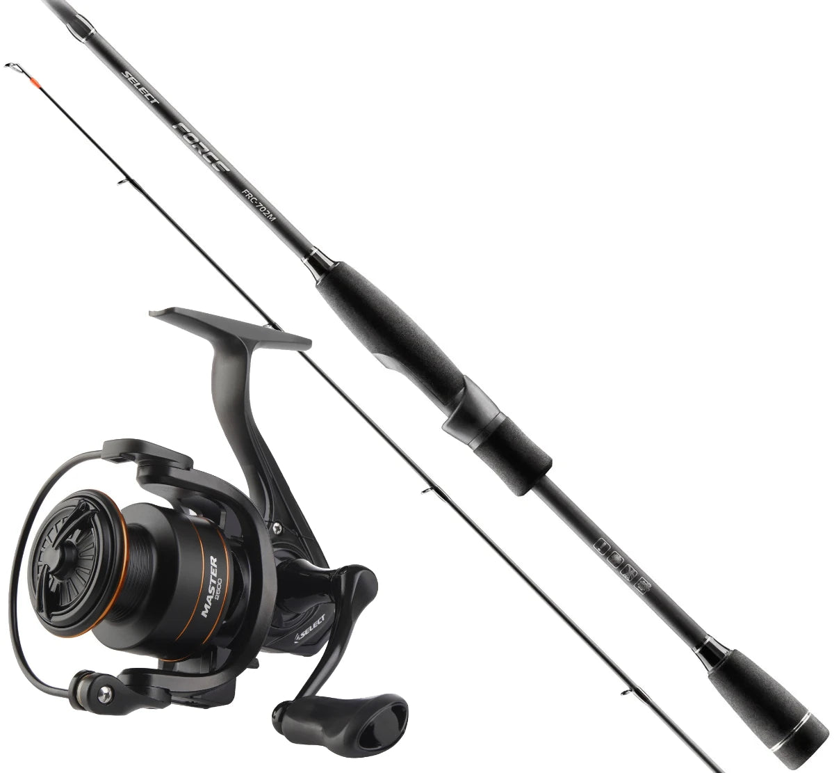 Combo Spinning Rods Select Force +Spinning reels Select Master 2000 4+1BB 5.2:1 16937101 Combo