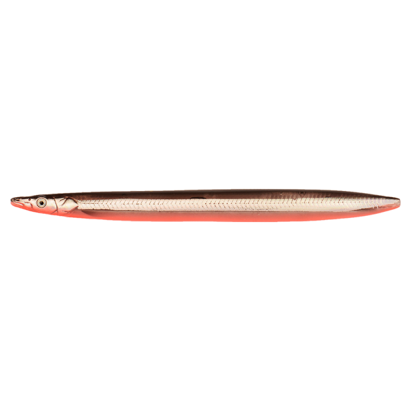Savage Gear Line Thru Sandeel 125mm 19g Black Red UV