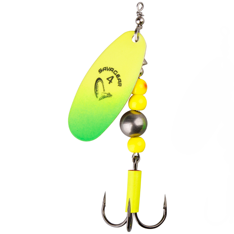Savage Gear Caviar Spinner #2 6g Fluo Yellow Chartreuse