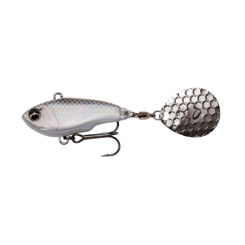 Savage Gear Fat Tail Spin 5.5cm 9g White Silver