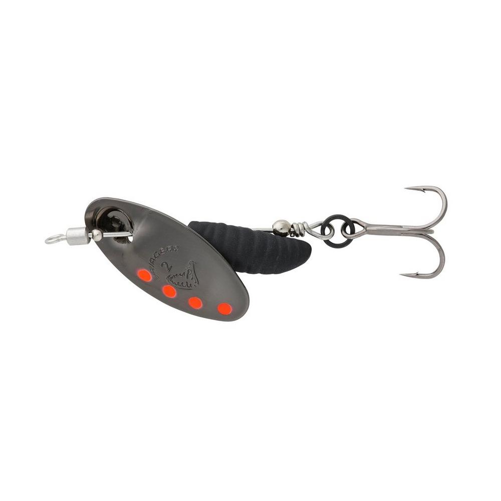 Savage Gear Grub Spinners #2 5.8g Black Red Black