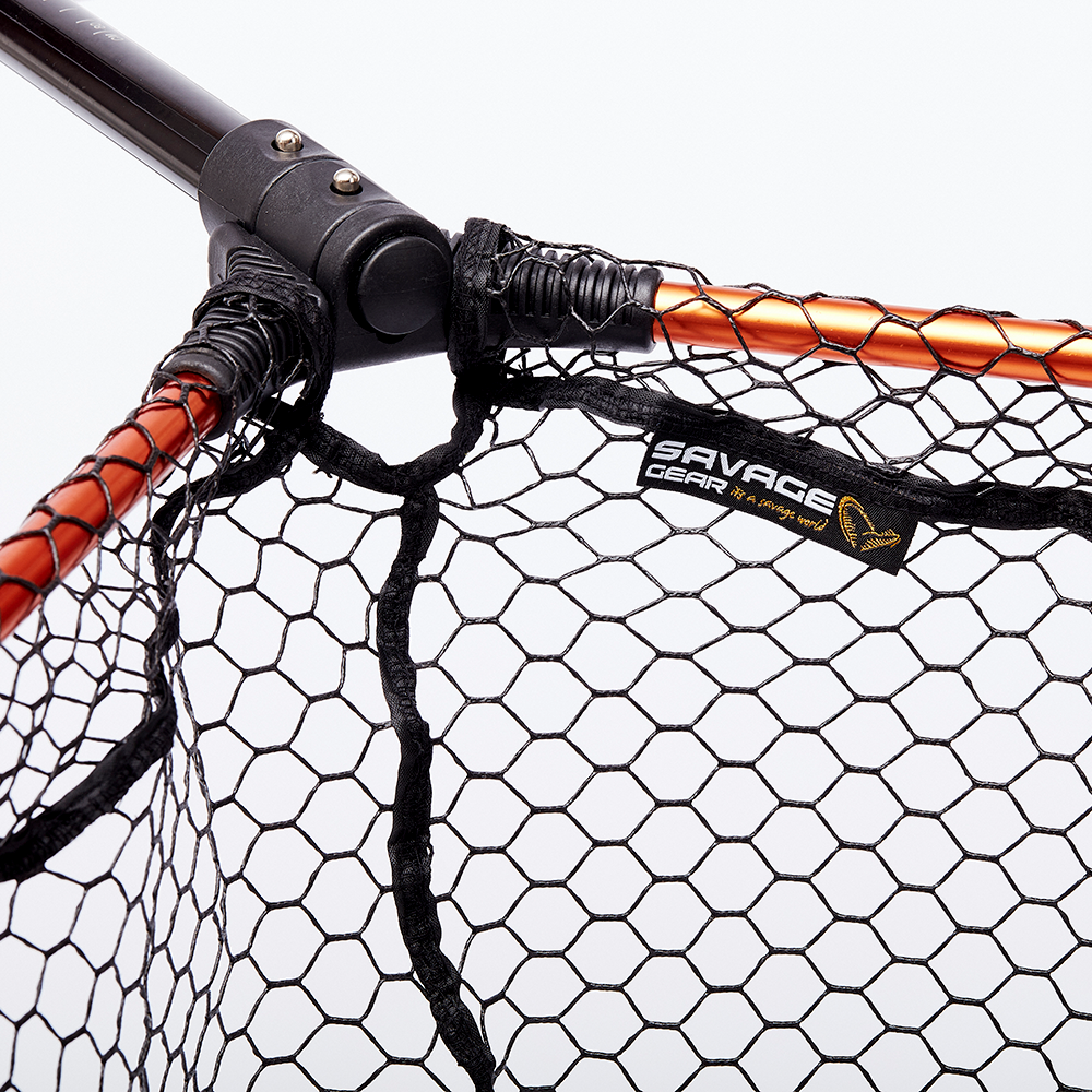 Savage Gear Pro Tele Folding Rubber Mesh Landing Net