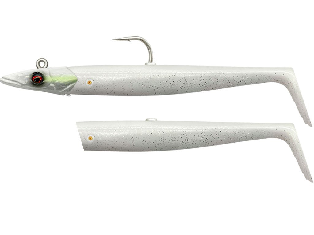 Savage Gear Sandeel V2 15.5cm 46g White Perl Silver