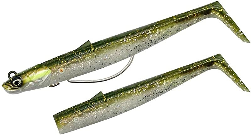 Savage Gear Sandeel V2 Weedless 11.5cm 22g Green Silver