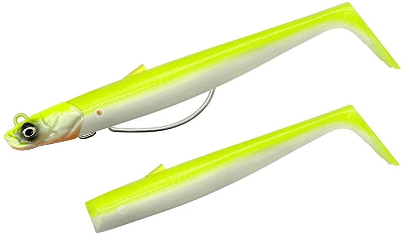 Savage Gear Sandeel V2 Weedless 11.5cm 22g Lemon Black