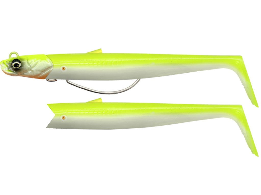 Savage Gear Sandeel V2 Weedless 13cm 33g Lemon Black