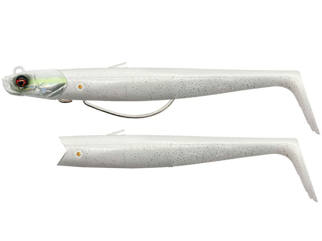 Savage Gear Sandeel V2 Weedless 13cm 33g White Pearl Silver