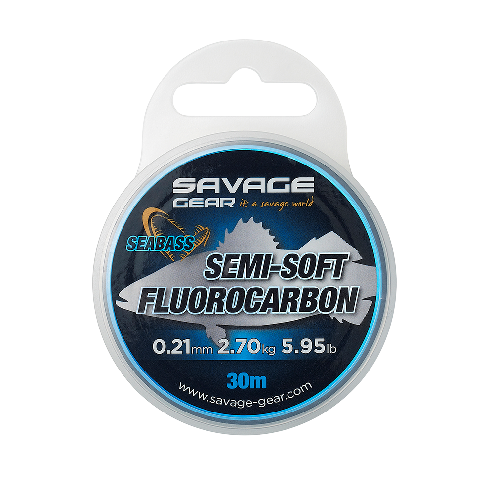 Savage Gear Semi Soft Fluorocarbon Seabass 30m