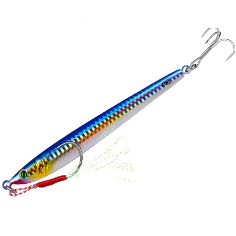 Select Blue Metal Jig Lure 40g Pollock Catcher