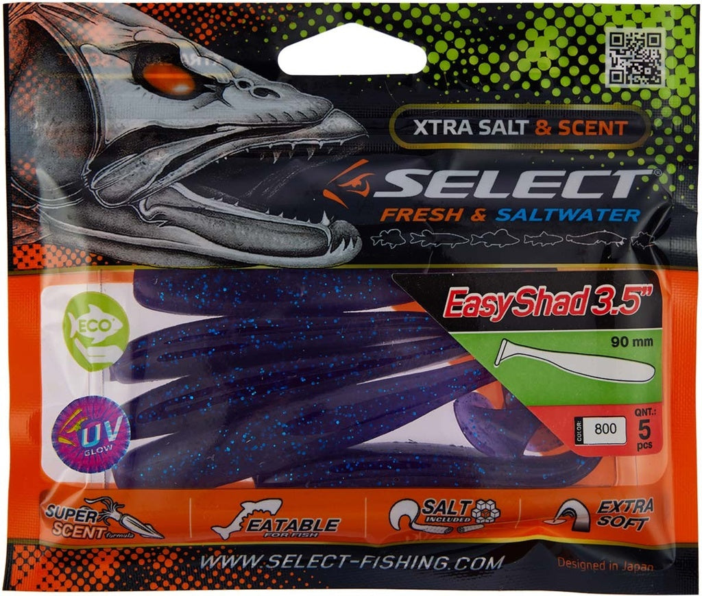 Soft Lure Select Easy Shad col.#800