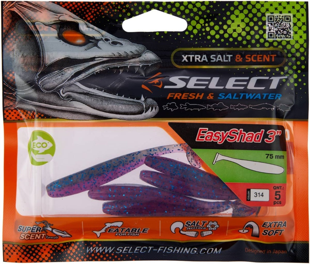 Soft Lure Select Easy Shad col.314