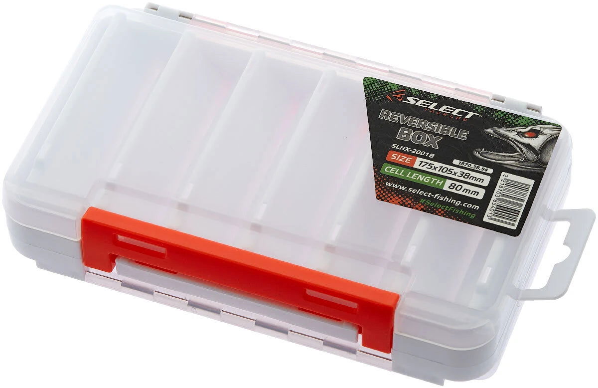 Select Reversible Lure Box SLHX-2001B 17.5х10.5х3.8cm - Emerald Ripple