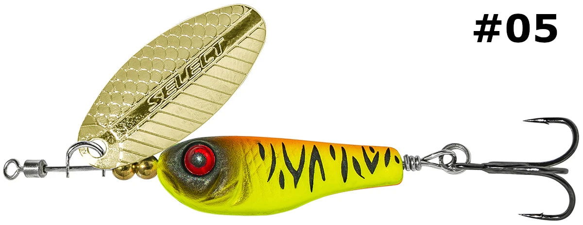 Select Tail-Spinner Lure Heli-X №3 10.0g - Emerald Ripple