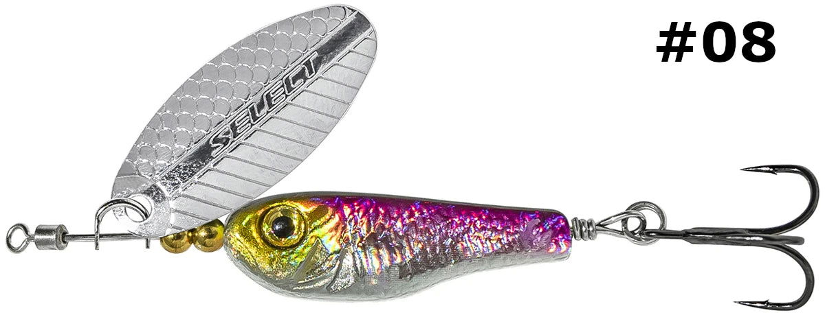 Select Tail-Spinner Lure Heli-X №3 10.0g - Emerald Ripple