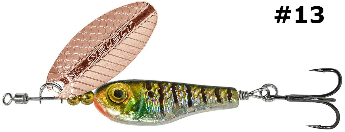Select Tail-Spinner Lure Heli-X №3 10.0g - Emerald Ripple