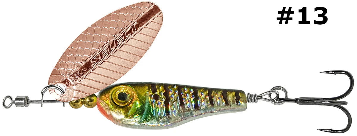 Select Tail-Spinner Lure Heli-X №4 14.0g - Emerald Ripple