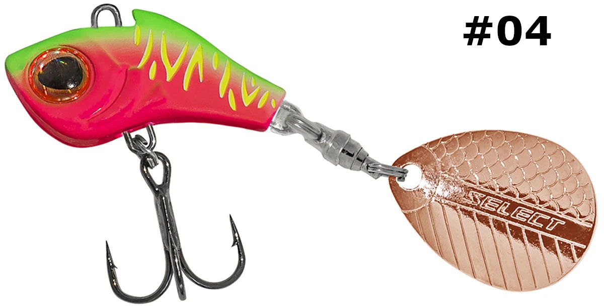 Select Tail-Spinner Lure Turbo-II 10.0g - Emerald Ripple