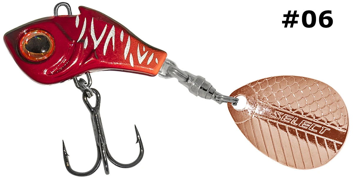 Select Tail-Spinner Lure Turbo-II 10.0g - Emerald Ripple