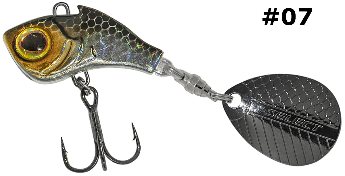 Select Tail-Spinner Lure Turbo-II 10.0g - Emerald Ripple