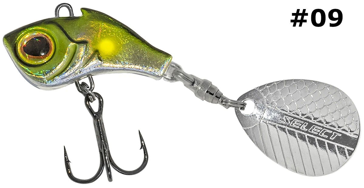 Select Tail-Spinner Lure Turbo-II 10.0g - Emerald Ripple