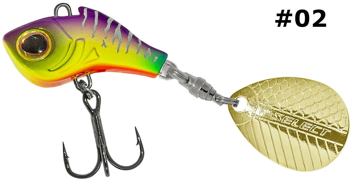 Select Tail-Spinner Lure Turbo-II 17.0g - Emerald Ripple