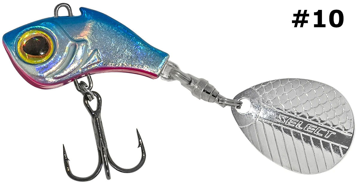 Select Tail-Spinner Lure Turbo-II 17.0g - Emerald Ripple