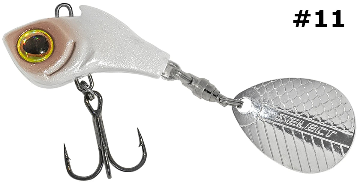 Select Tail-Spinner Lure Turbo-II 17.0g - Emerald Ripple