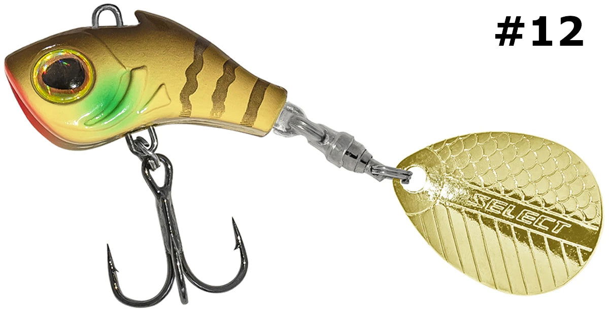 Select Tail-Spinner Lure Turbo-II 17.0g - Emerald Ripple