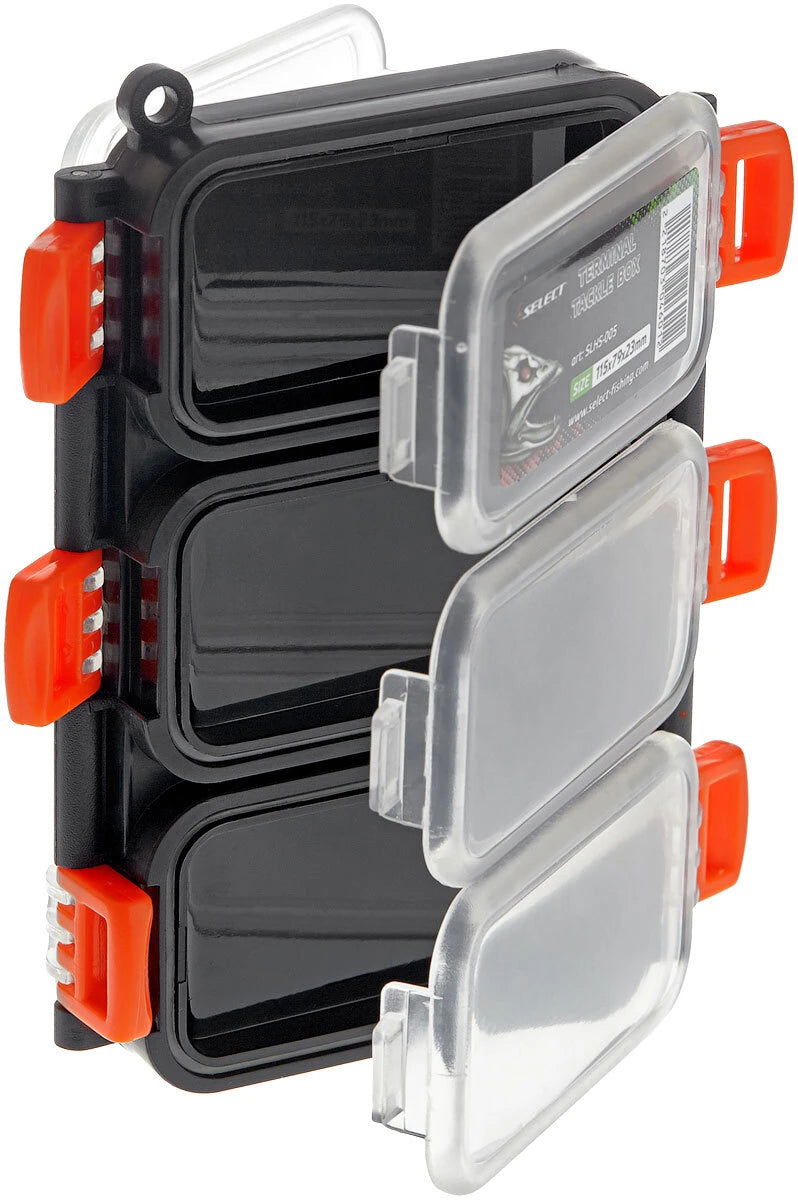 Select Terminal Tackle Box SLHS-005 11.5x7.9x2.3cm - Emerald Ripple