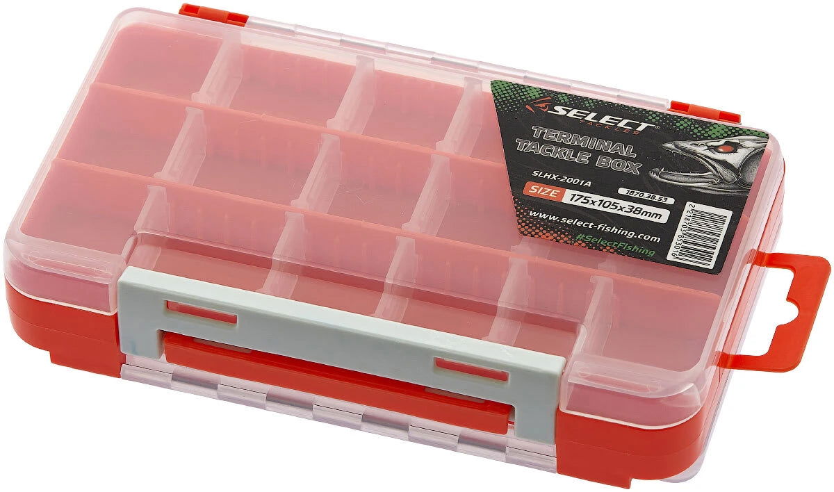 Select Terminal Tackle Box SLHX-2001A 17.5х10.5х3.8cm - Emerald Ripple