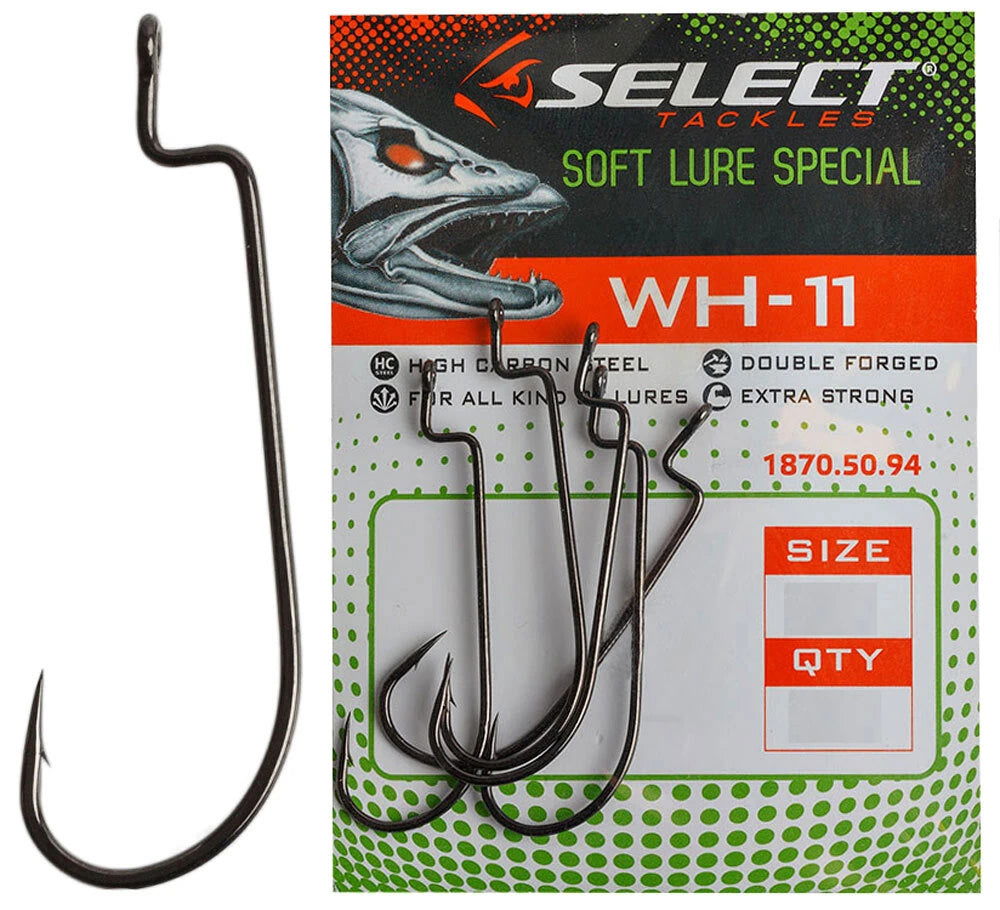 Select WH-11 Offset Hooks - Emerald Ripple