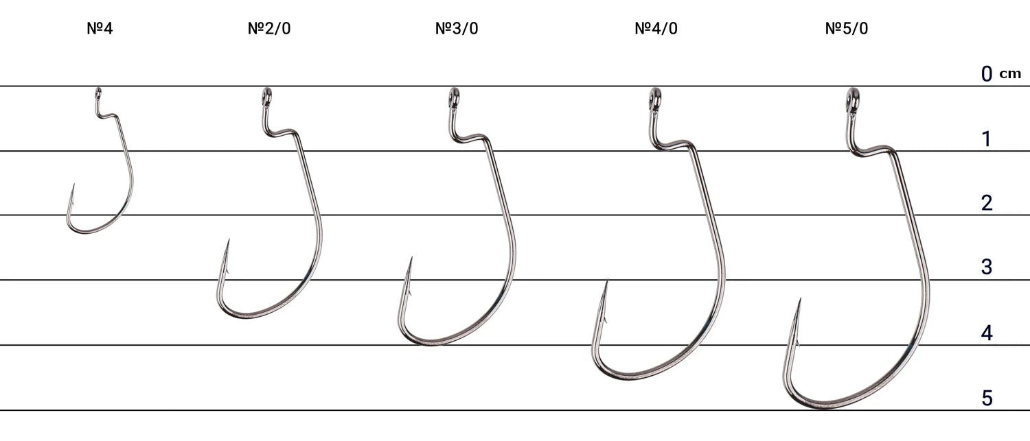 Select WH-91 Offset Hooks - Emerald Ripple