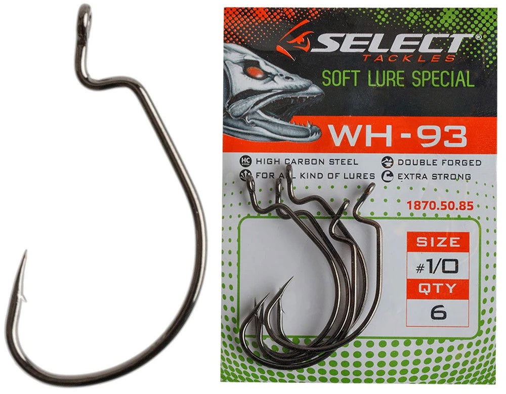 Select WH-93 Offset Hooks - Emerald Ripple