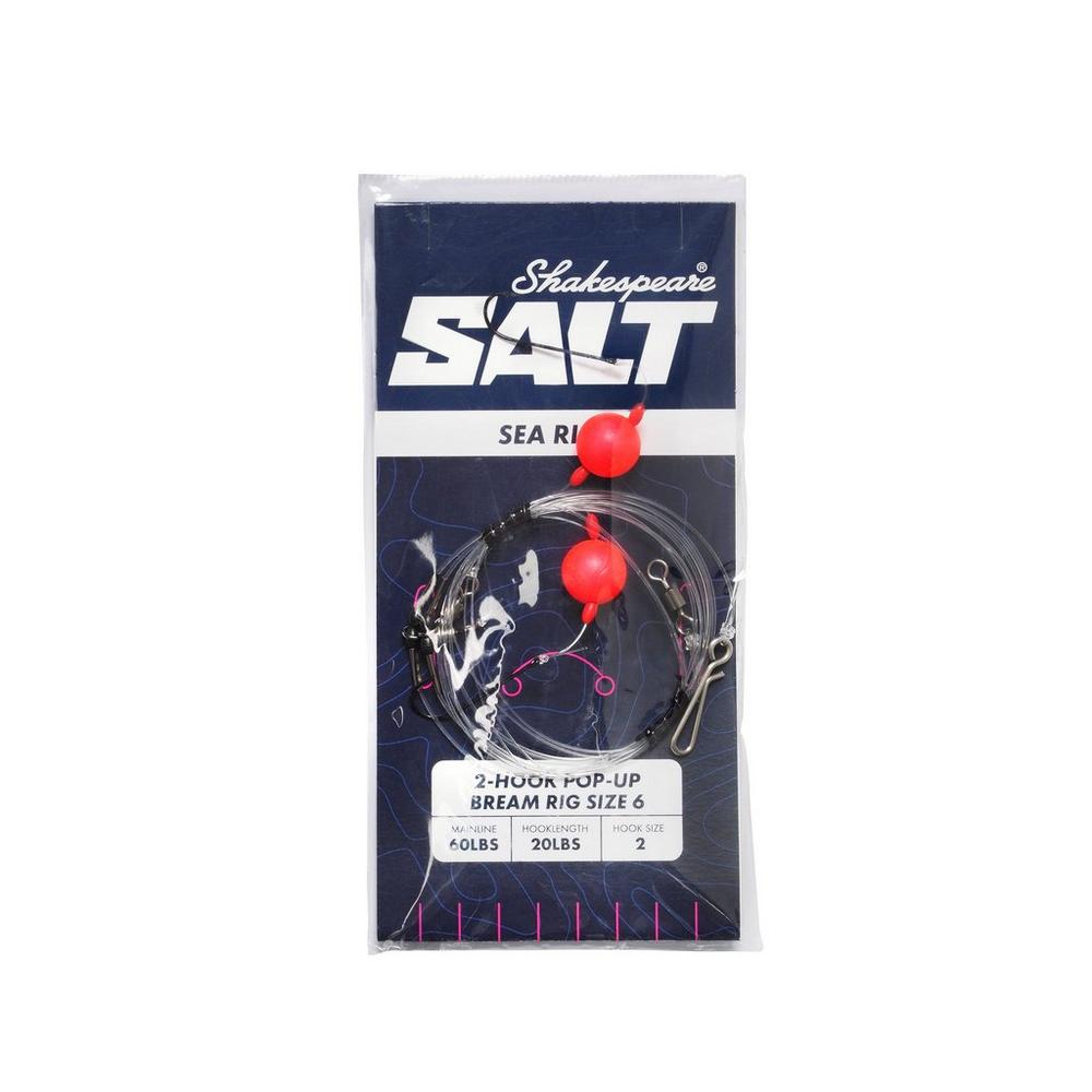 Shakespeare SALT Rig 2-Hook Pop-up Bream Rig size 2