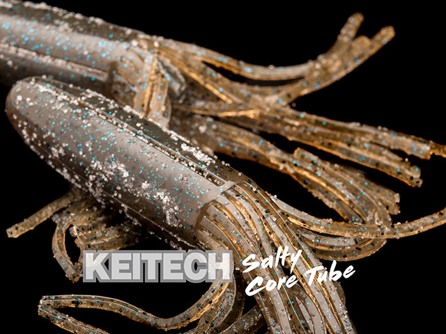 Keitech Salty Core Tube 3.5" 8.9cm Smoky Crawdad 500C