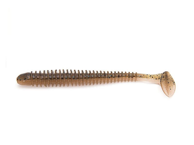 Soft Lure Keitech Swing Impact Blue Back Cinnamon # 434T /2"/2.5"/3"/3.5"/4"/4.5" - Emerald Ripple