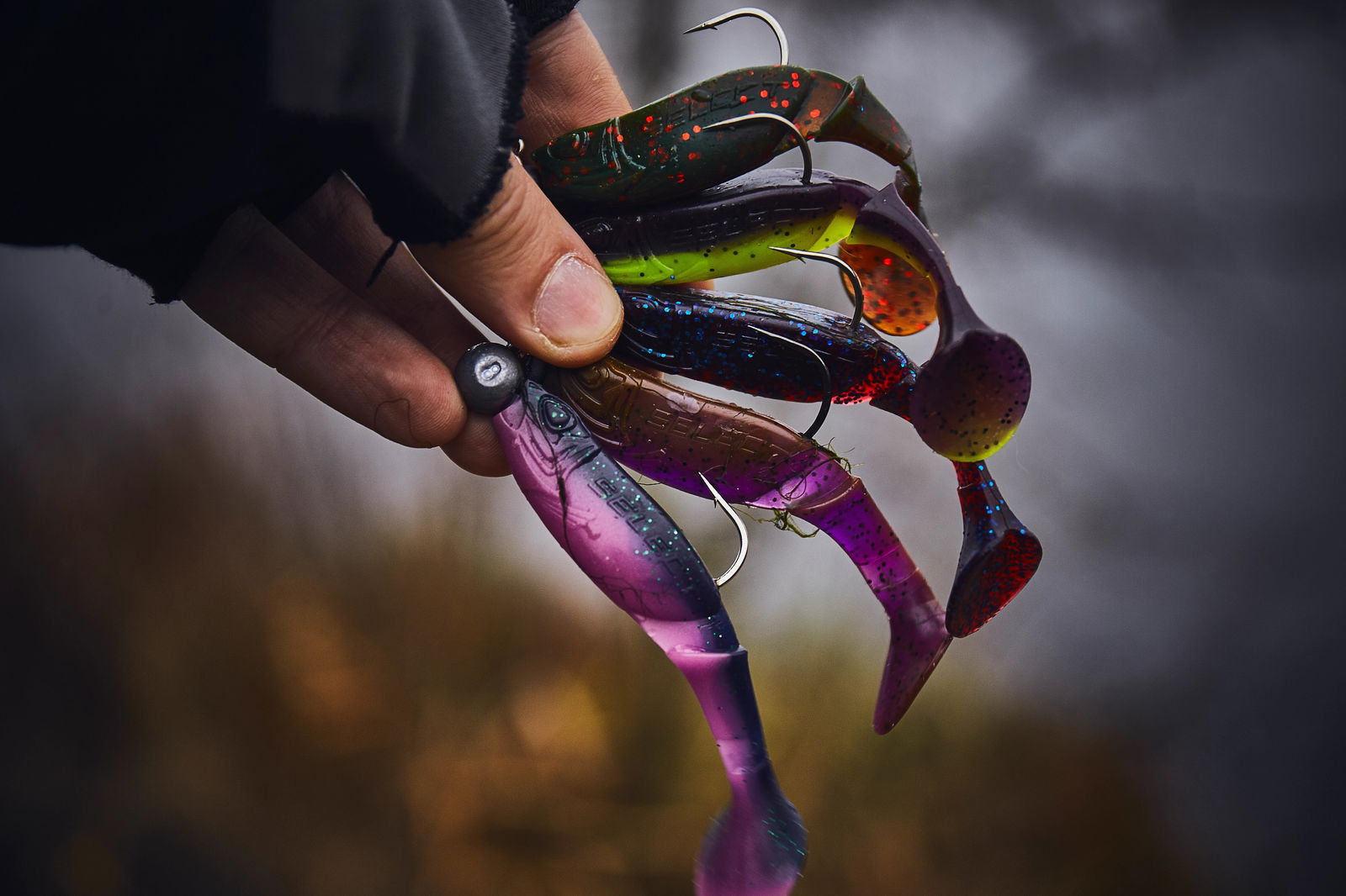 Soft Lure Select Boozer col.557 - Emerald Ripple