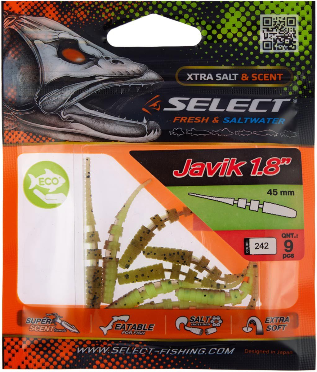 Soft Lure Select Javik col 242 - Emerald Ripple