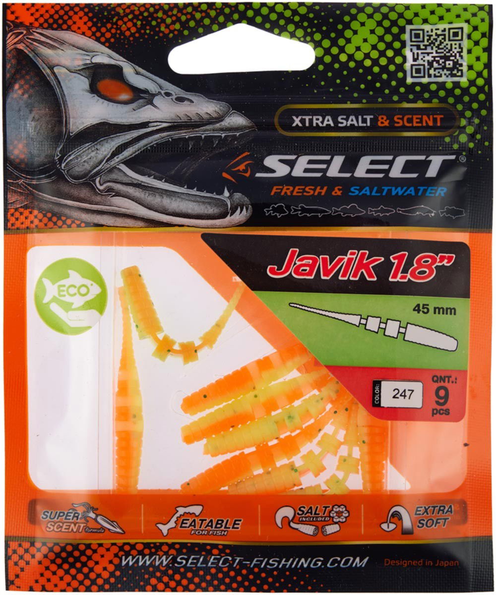 Soft Lure Select Javik col 247 - Emerald Ripple