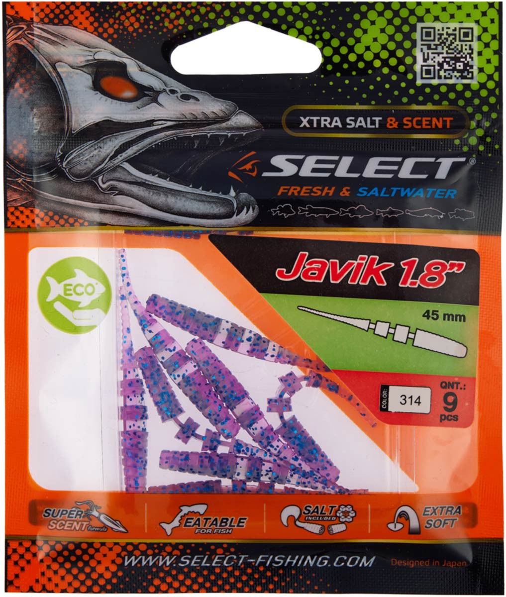 Soft Lure Select Javik col 314 - Emerald Ripple