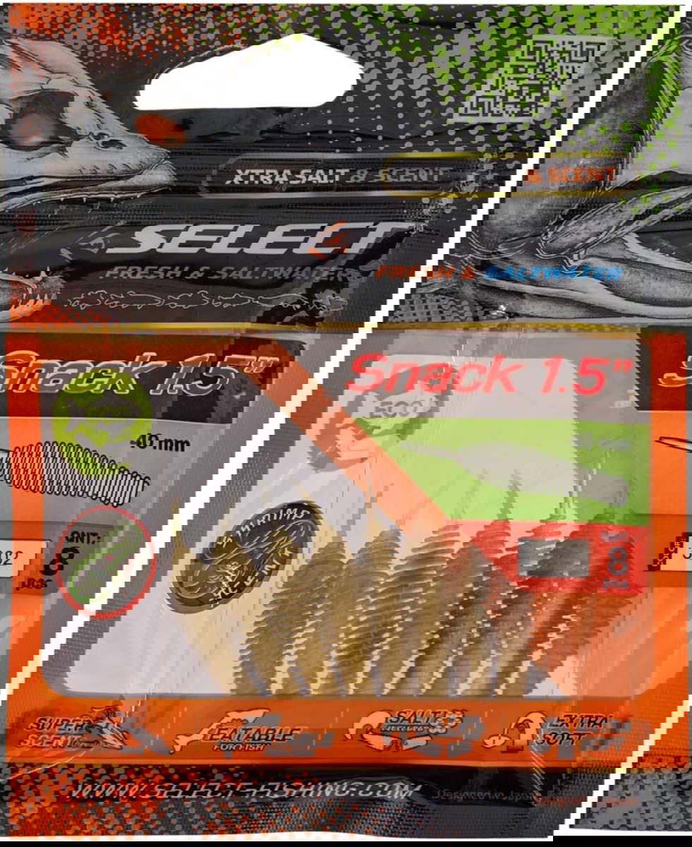 Soft Lure Select Snack col.302 - Emerald Ripple