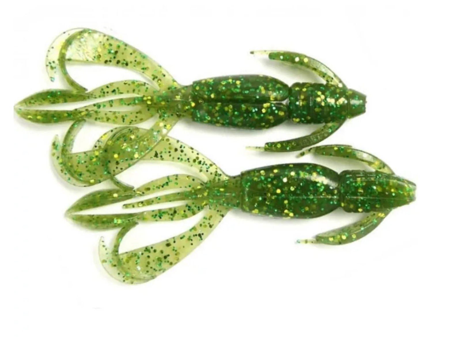 Soft lure Keitech Crazy Flapper Watermelon Flash #522S /2.8"/ - Emerald Ripple