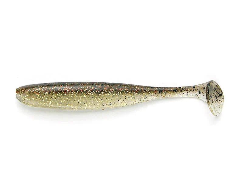 Soft lure Keitech Easy Shiner Gold Flash Minnow #417T /2"/3"/4"/4.5"/5"/6.5" - Emerald Ripple