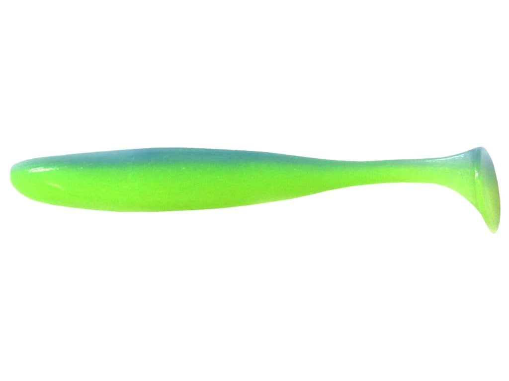 Soft lure Keitech Easy Shiner Ice Chartreuse PAL03T /2"/3"/3.5"/5"/6.5" - Emerald Ripple