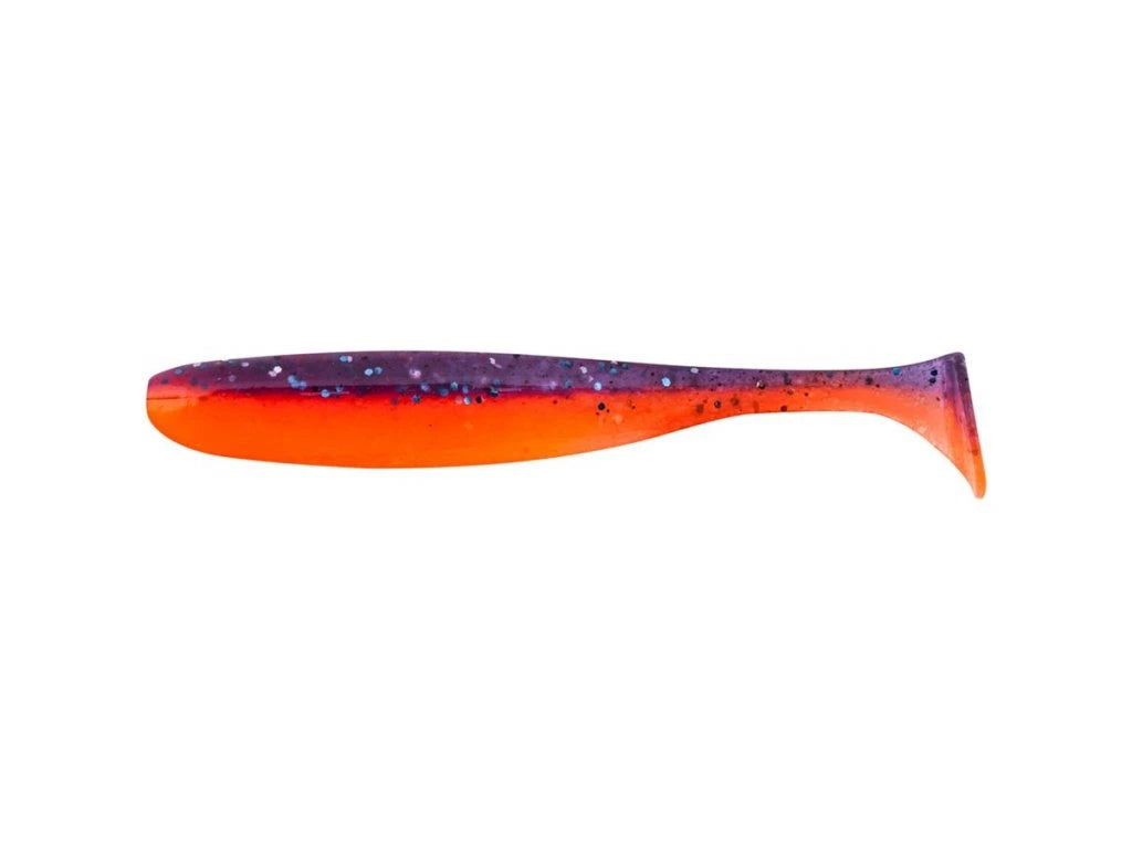 Soft lure Keitech Easy Shiner Violet Fire PAL09T /3"/3.5"/4"/4.5"/5" - Emerald Ripple