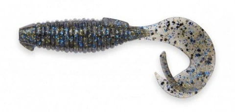 Soft lure Keitech Flapper Grub Bluegill # 205S - Emerald Ripple