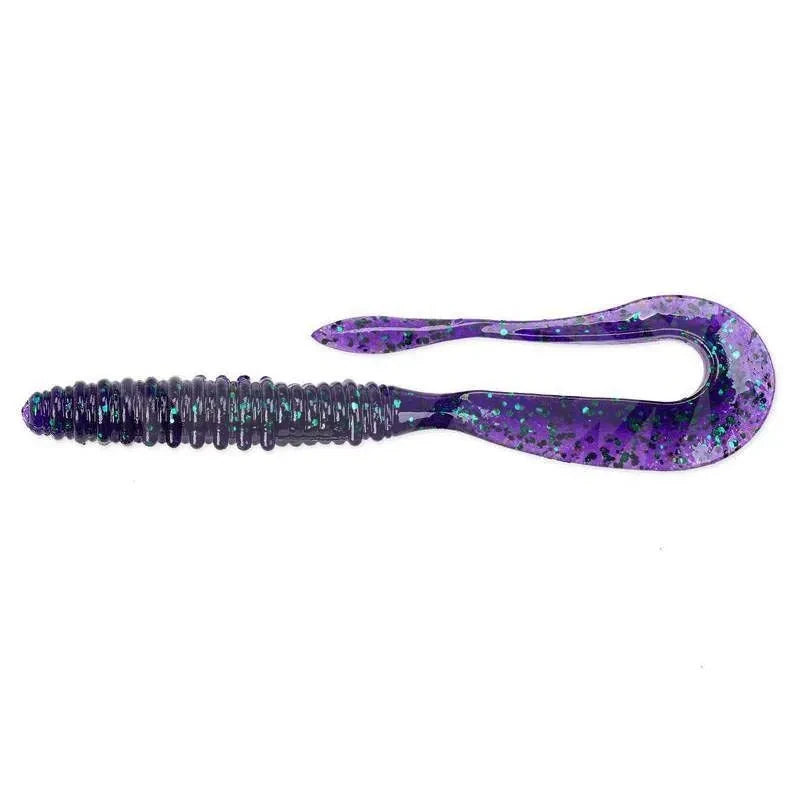 Soft lure Keitech Mad Wag June Bug #307S /4.5"/ - Emerald Ripple