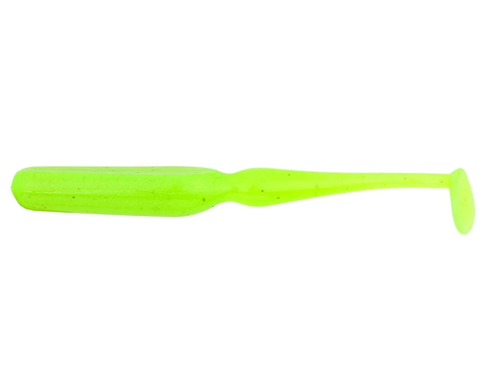 Soft lure Keitech Swing Bait Clear Chartreuse Glow 026S /2.8"/ - Emerald Ripple