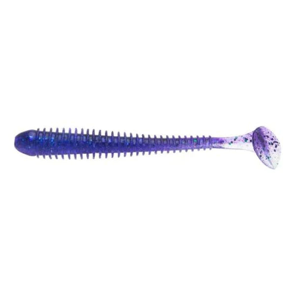 Soft lure Keitech Swing Impact Electric June Bug # 408T /2"/2.5"/3"/3.5"/4"/4.5" - Emerald Ripple